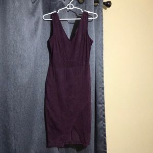 Purple Velvet Dress